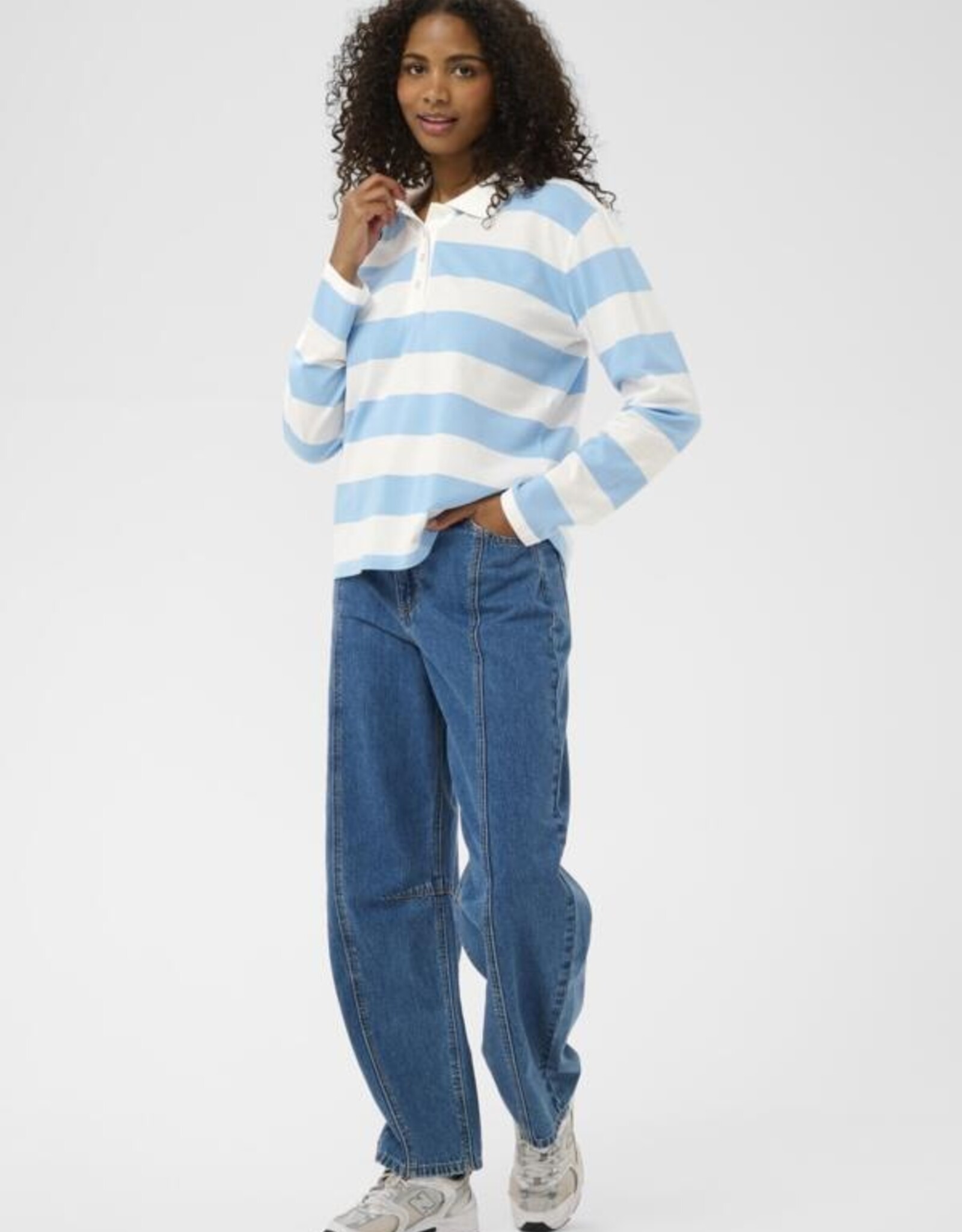 Kaffé Kaffe - Kamiala Polo LS T-Shirt SS26