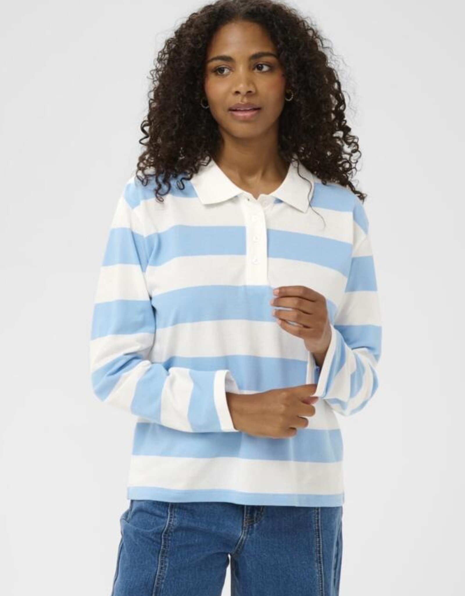 Kaffé Kaffe - Kamiala Polo LS T-Shirt SS26