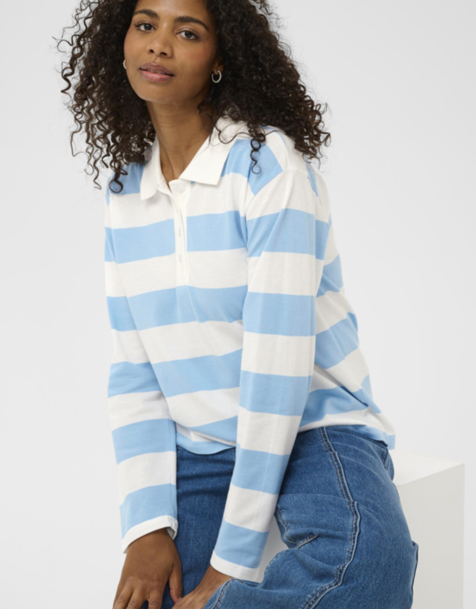 Kaffé Kaffe - Kamiala Polo LS T-Shirt SS26