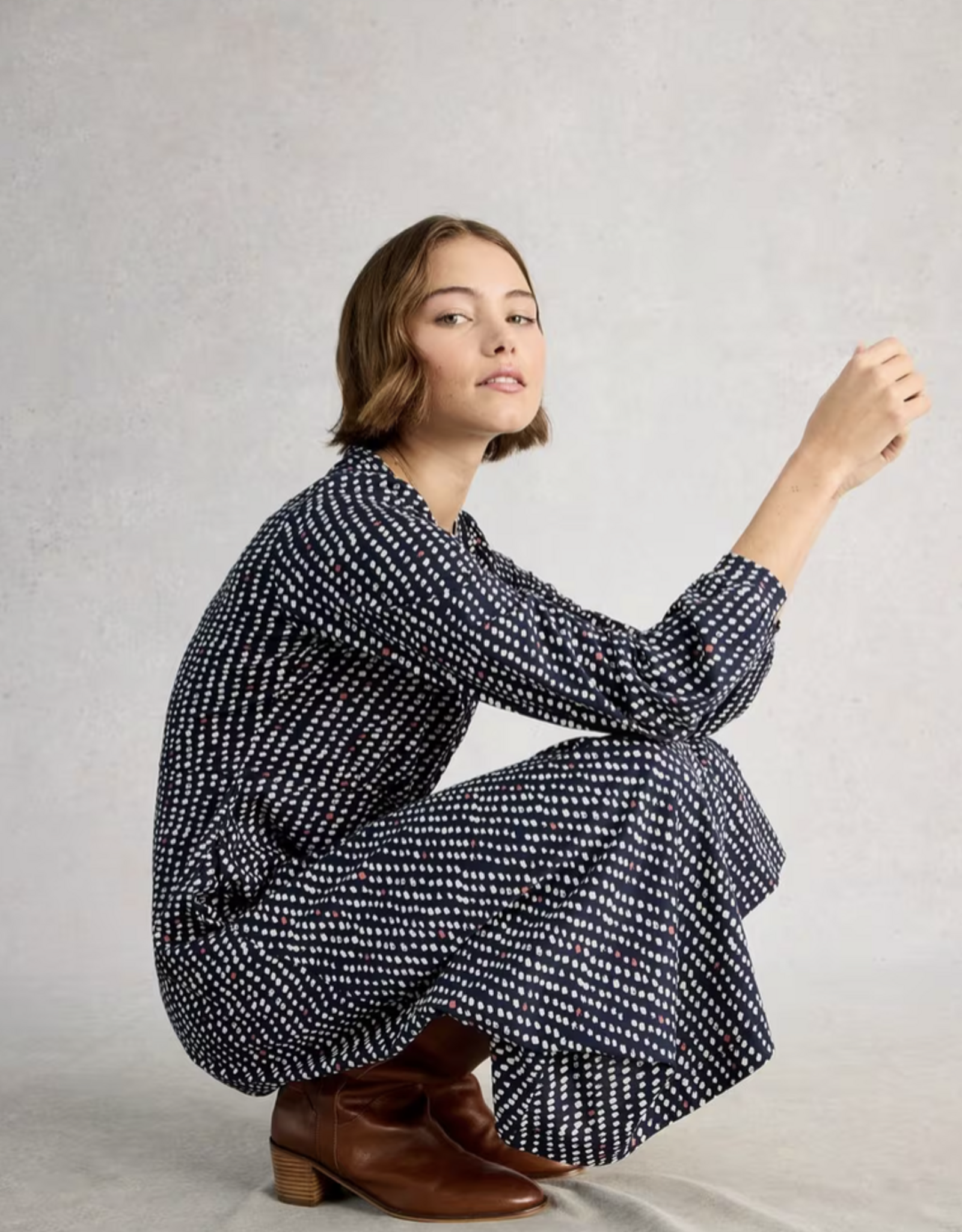 White Stuff White Stuff- 445190 Megan jersey Robe SS26