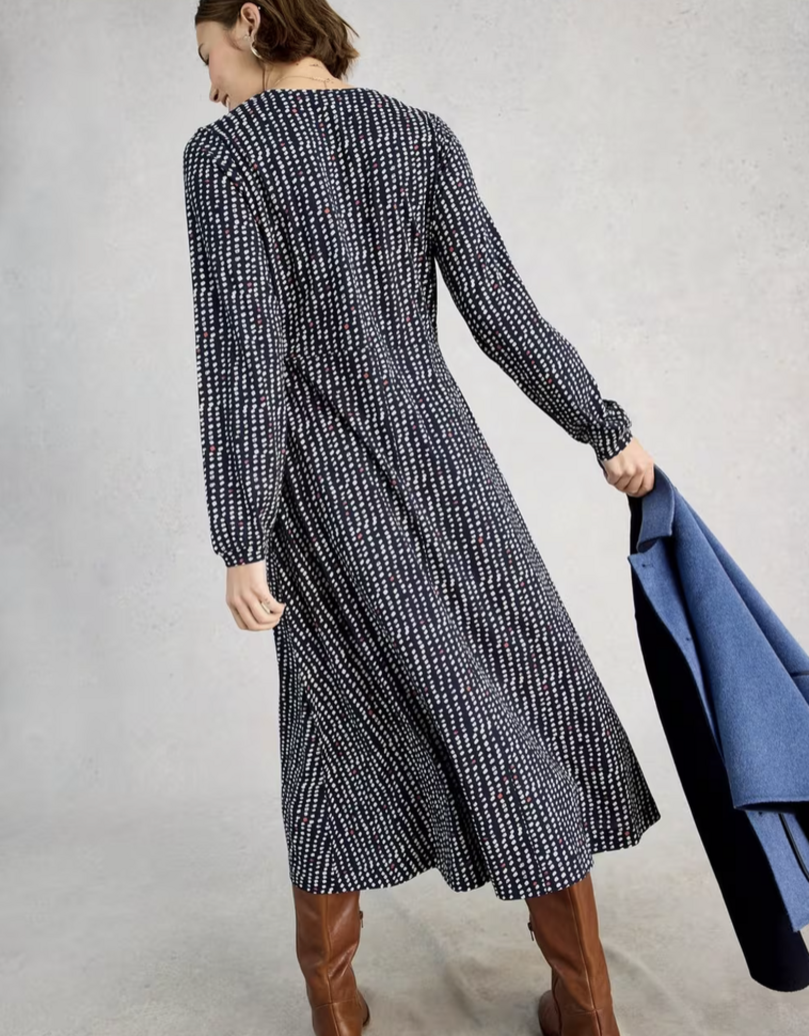 White Stuff White Stuff- 445190 Megan jersey Robe SS26