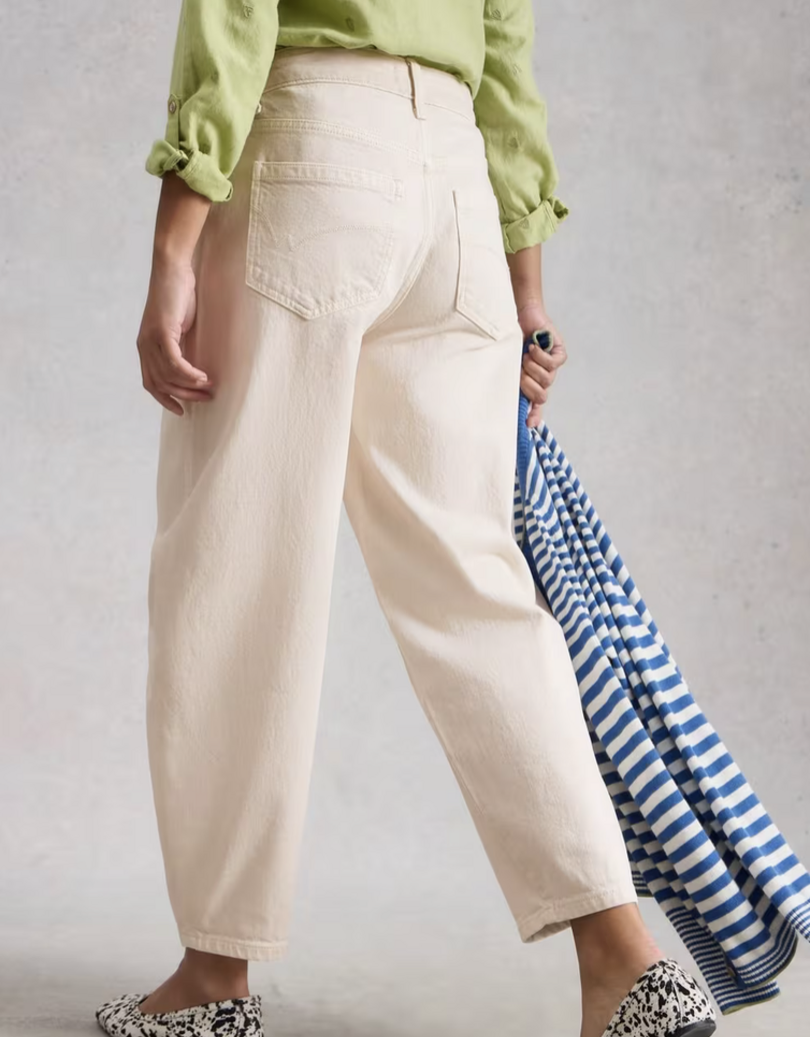 White Stuff White Stuff- 444939 Natural Aubrey barrel leg SS26