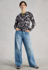 White Stuff White Stuff- 444986 Lulu print Cardi Navy Multi SS26