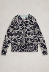 White Stuff White Stuff- 444986 Lulu print Cardi Navy Multi SS26