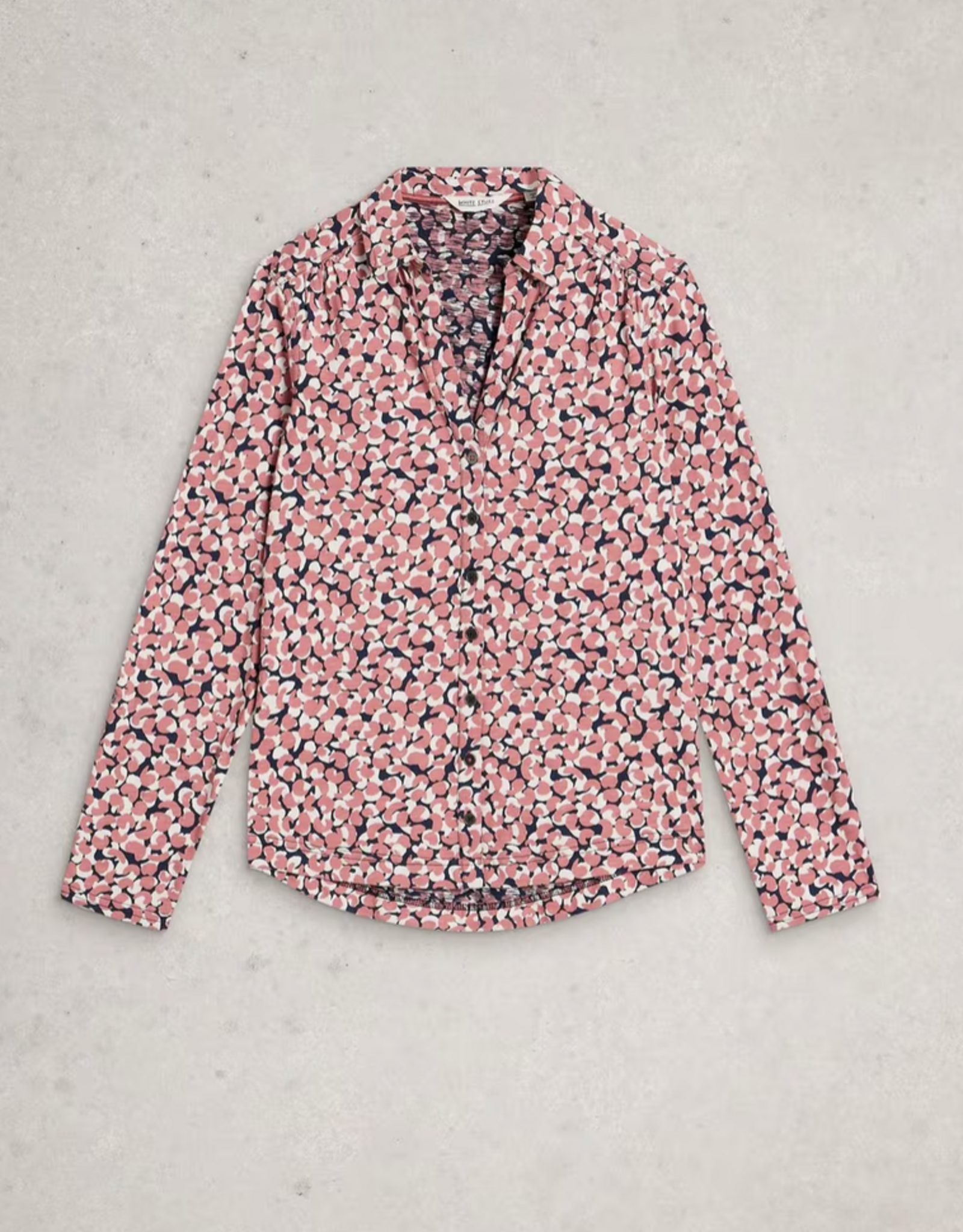 White Stuff White Stuff - 445494 Annie Jersey Shirt Pink print SS26