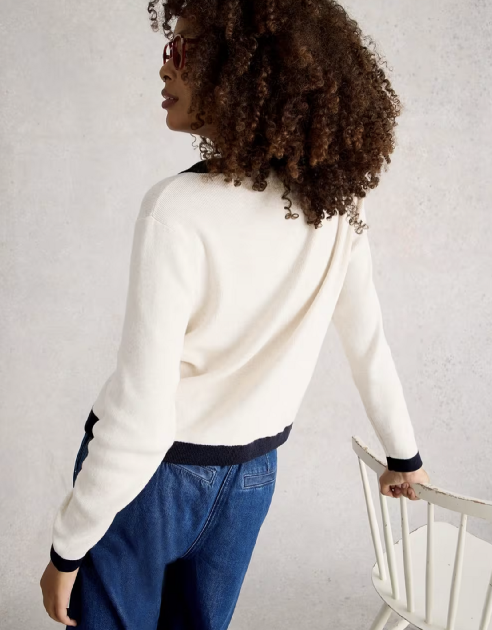 White Stuff White Stuff- 444078 Charlotte Cardi SS26