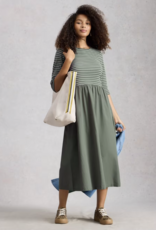 White Stuff White Stuff- 445239 Shay Jersey mix dress SS26