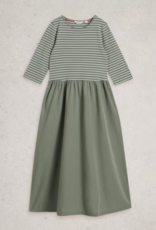 White Stuff White Stuff- 445239 Shay Jersey mix dress SS26