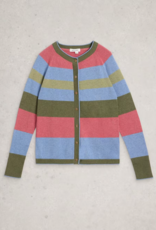 White Stuff White Stuff -445400 Lulu Stripe Cardigan green multi SS26