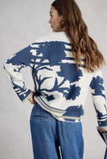 White Stuff White Stuff- 445411 Fabia floral sweater  Ivory multi SS26