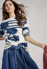 White Stuff White Stuff- 445411 Fabia floral sweater  Ivory multi SS26