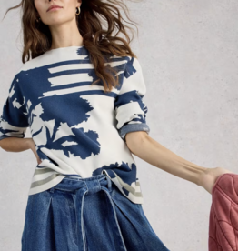 White Stuff White Stuff- 445411 Fabia Chandail fleuri Ivory multi SS26