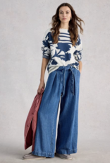 White Stuff White Stuff- 445411 Fabia Chandail fleuri Ivory multi SS26