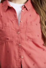 White Stuff White Stuff- 445245 Sophie organic cotton shirt Mid Pink SS26