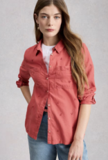 White Stuff White Stuff- 445245 Sophie organic cotton shirt Mid Pink SS26
