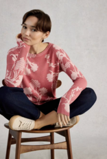 White Stuff White Stuff- 445391 Olive print sweater Pink SS26