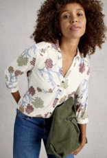 White Stuff White Stuff- 445494 Annie jersey shirt Ivory multi SS26