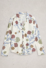White Stuff White Stuff- 445494 Annie jersey shirt Ivory multi SS26