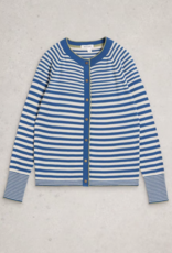 White Stuff White Stuff- 445400 Lulu Stripe Cardi Blue Multi SS26