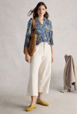 White Stuff White Stuff- 445365 Annie jersey shirt Blue print  SS26