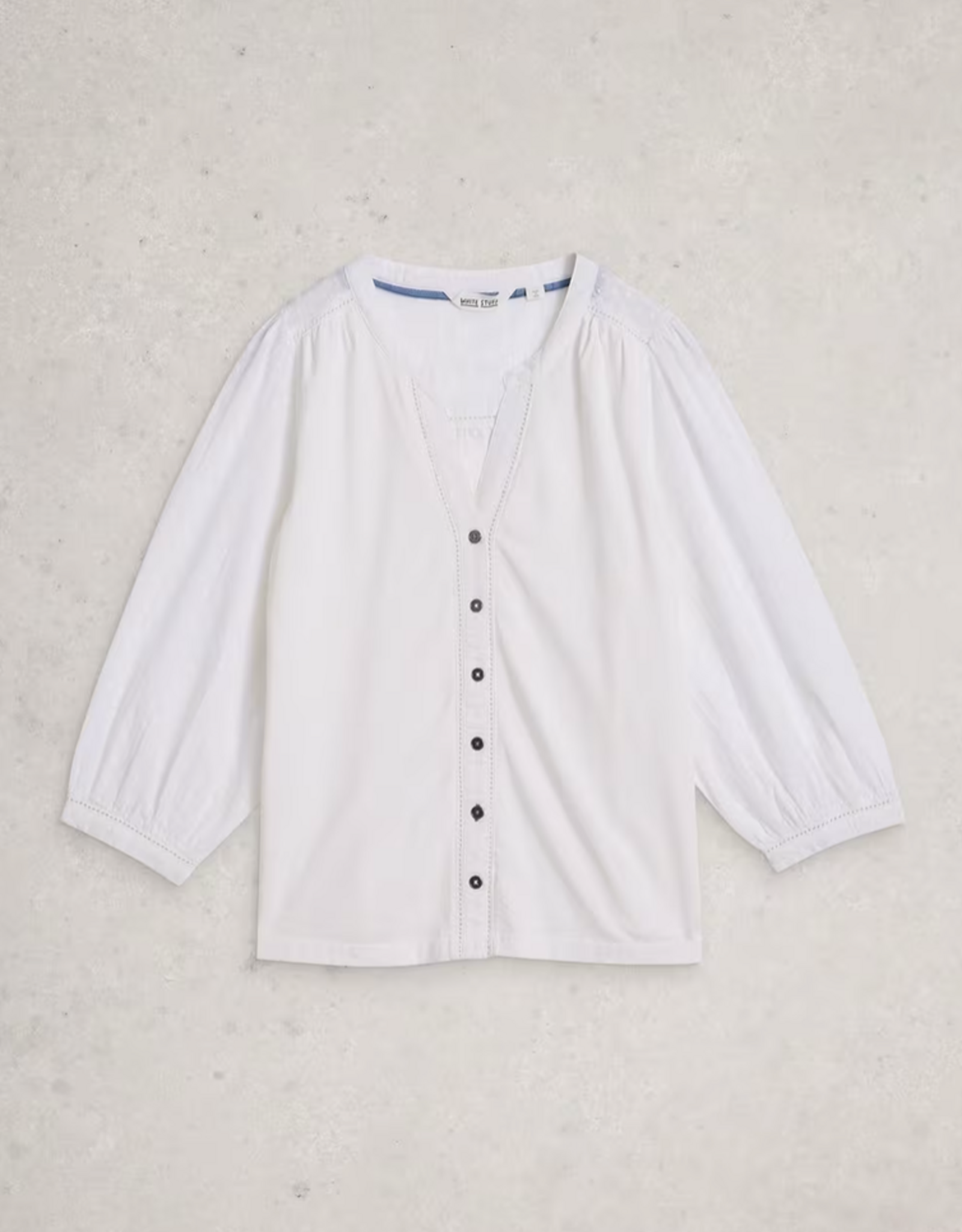 White Stuff White Stuff- 445358 Daisy Dobby Mix top (2 clrs ) SS26