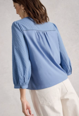 White Stuff White Stuff- 445358 Daisy Dobby Mix Haut (2 clrs ) SS26