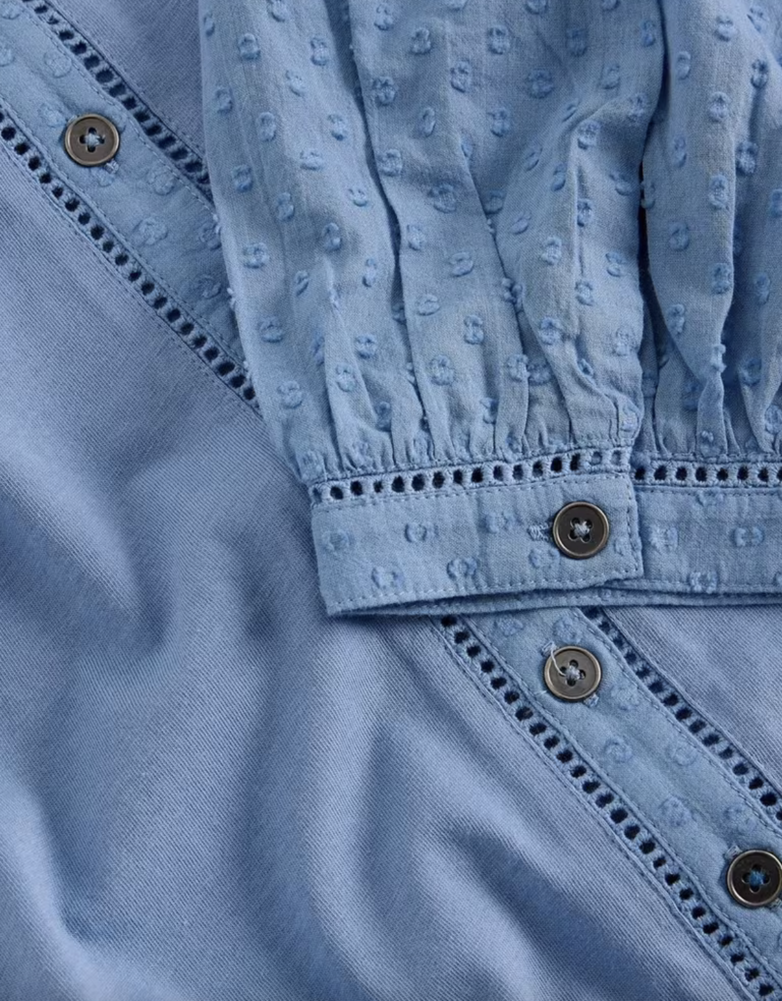 White Stuff White Stuff- 445358 Daisy Dobby Mix Haut (2 clrs ) SS26