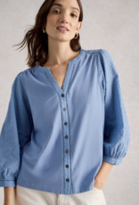 White Stuff White Stuff- 445358 Daisy Dobby Mix Haut (2 clrs ) SS26