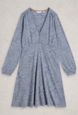 White Stuff White Stuff- 445237 Meg Jersey robe bleue MLT  SS26