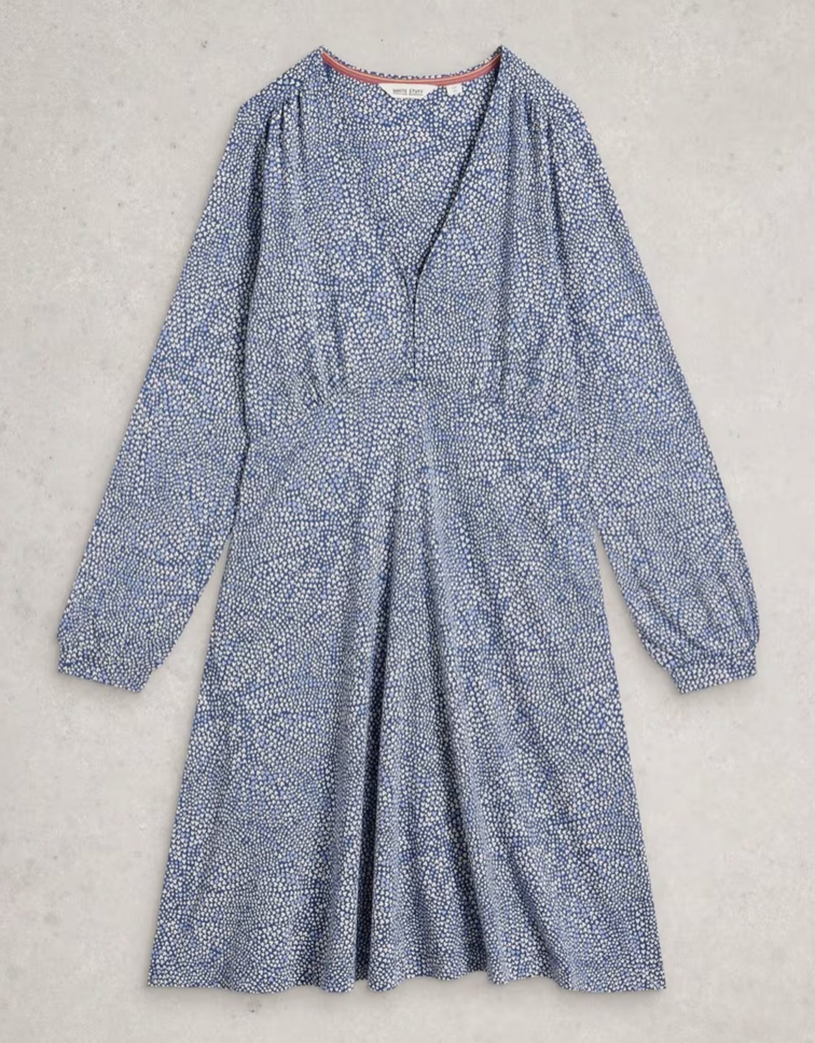 White Stuff White Stuff- 445237 Meg Jersey dress Blue MLT  SS26