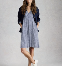 White Stuff White Stuff- 445237 Meg Jersey robe bleue MLT  SS26