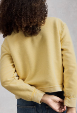 White Stuff White Stuff- 445541 Herringbone sweat LGT Yellow SS26