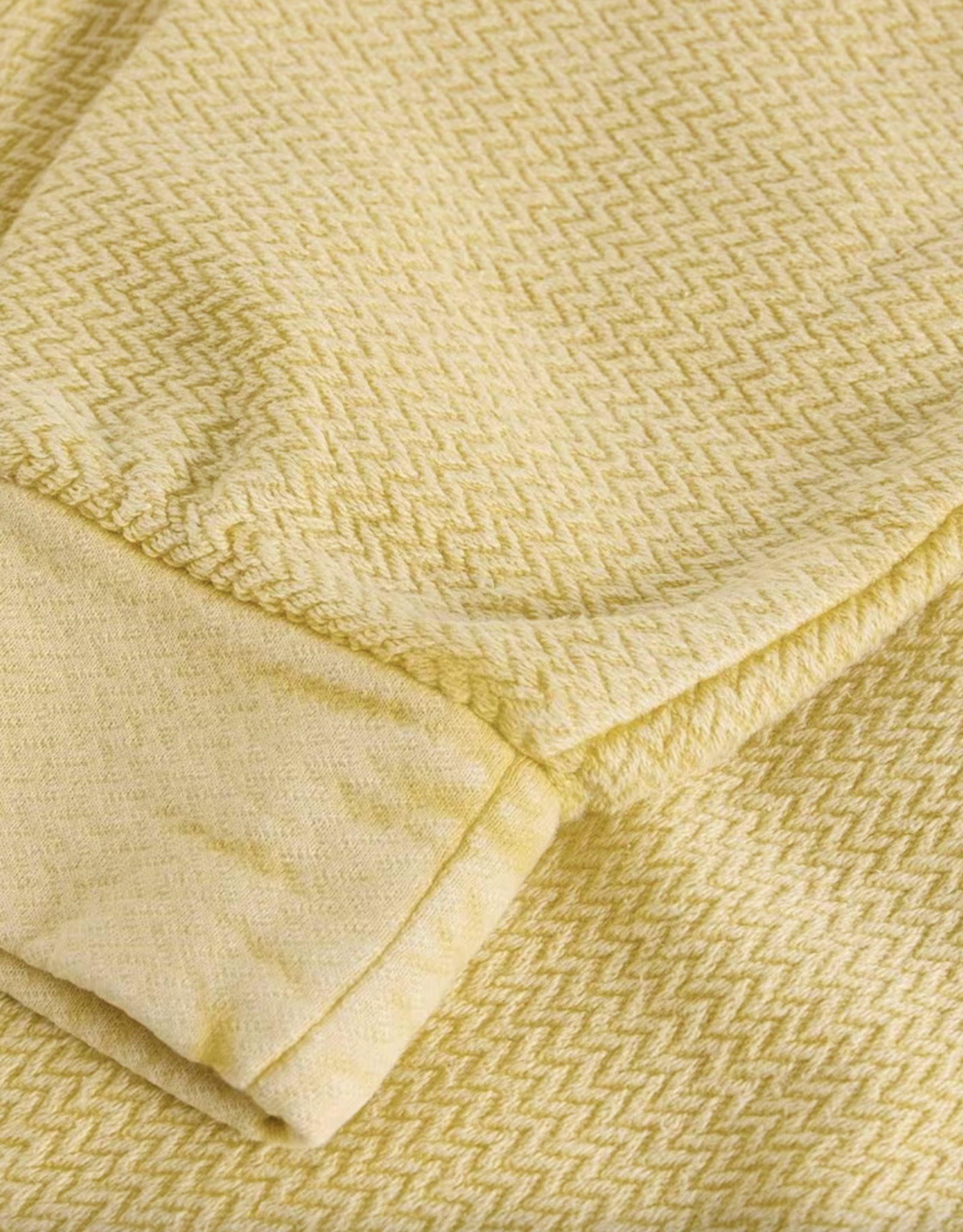 White Stuff White Stuff- 445541 Herringbone crewneck LGT Jaune SS26