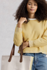 White Stuff White Stuff- 445541 Herringbone crewneck LGT Jaune SS26