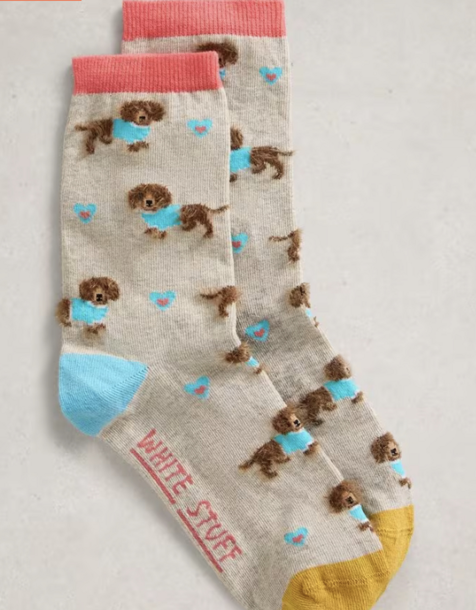 White Stuff White Stuff- 445172 Fluffy sausage ankle bas SS26