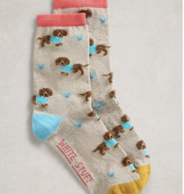 White Stuff White Stuff- 445172 Fluffy sausage ankle bas SS26