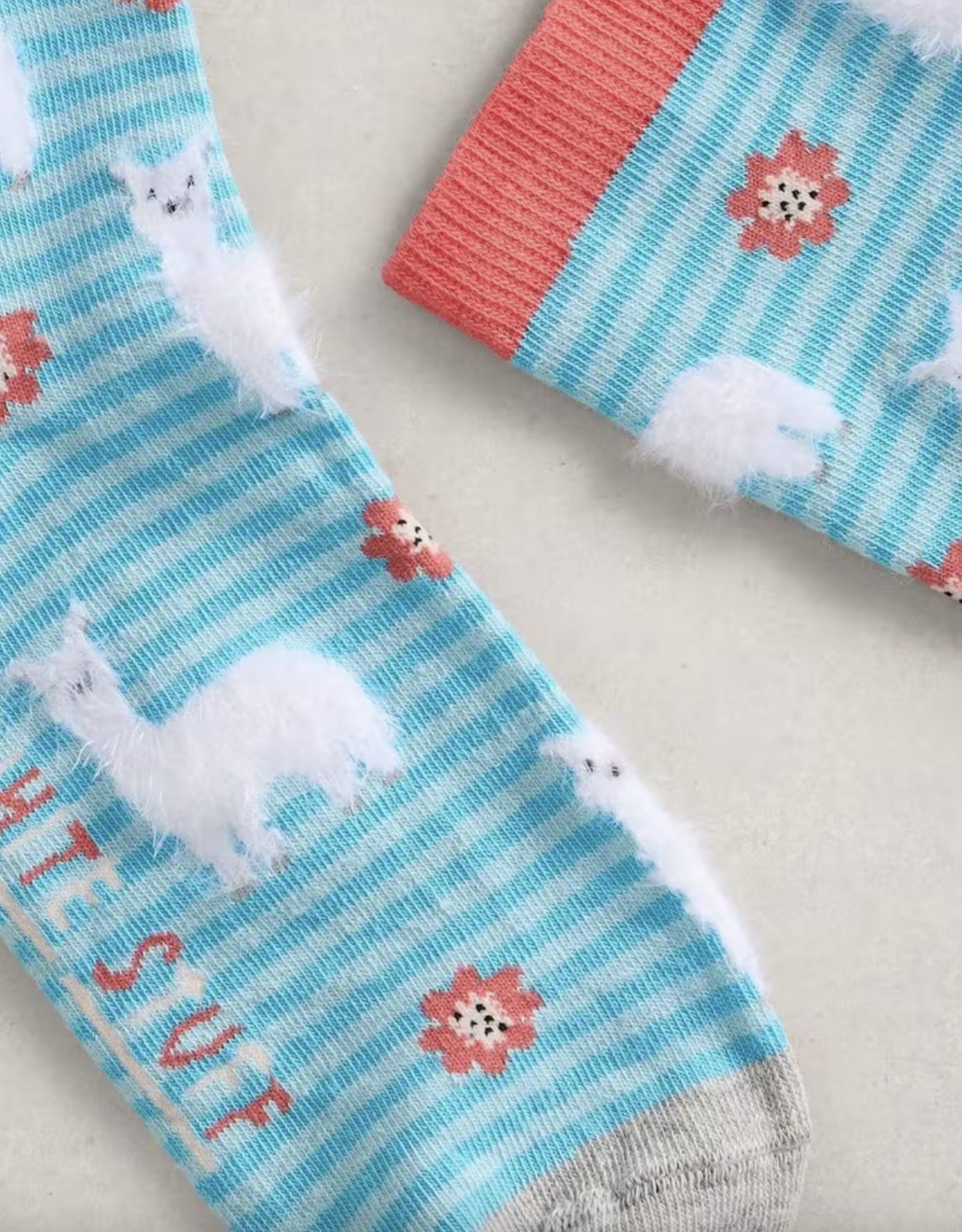 White Stuff White Stuff- 445173 Fluffy Llama Ankle bas SS26