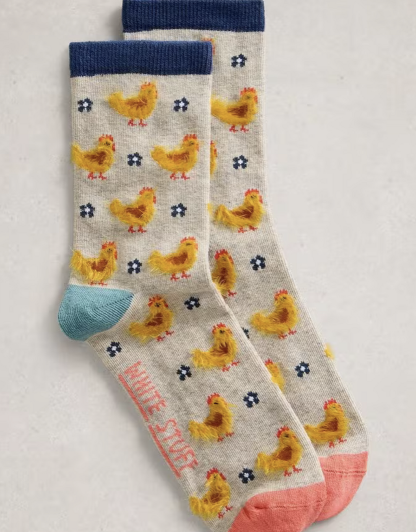 White Stuff White Stuff- 445175 Fluffy chicken ankle Bas SS26