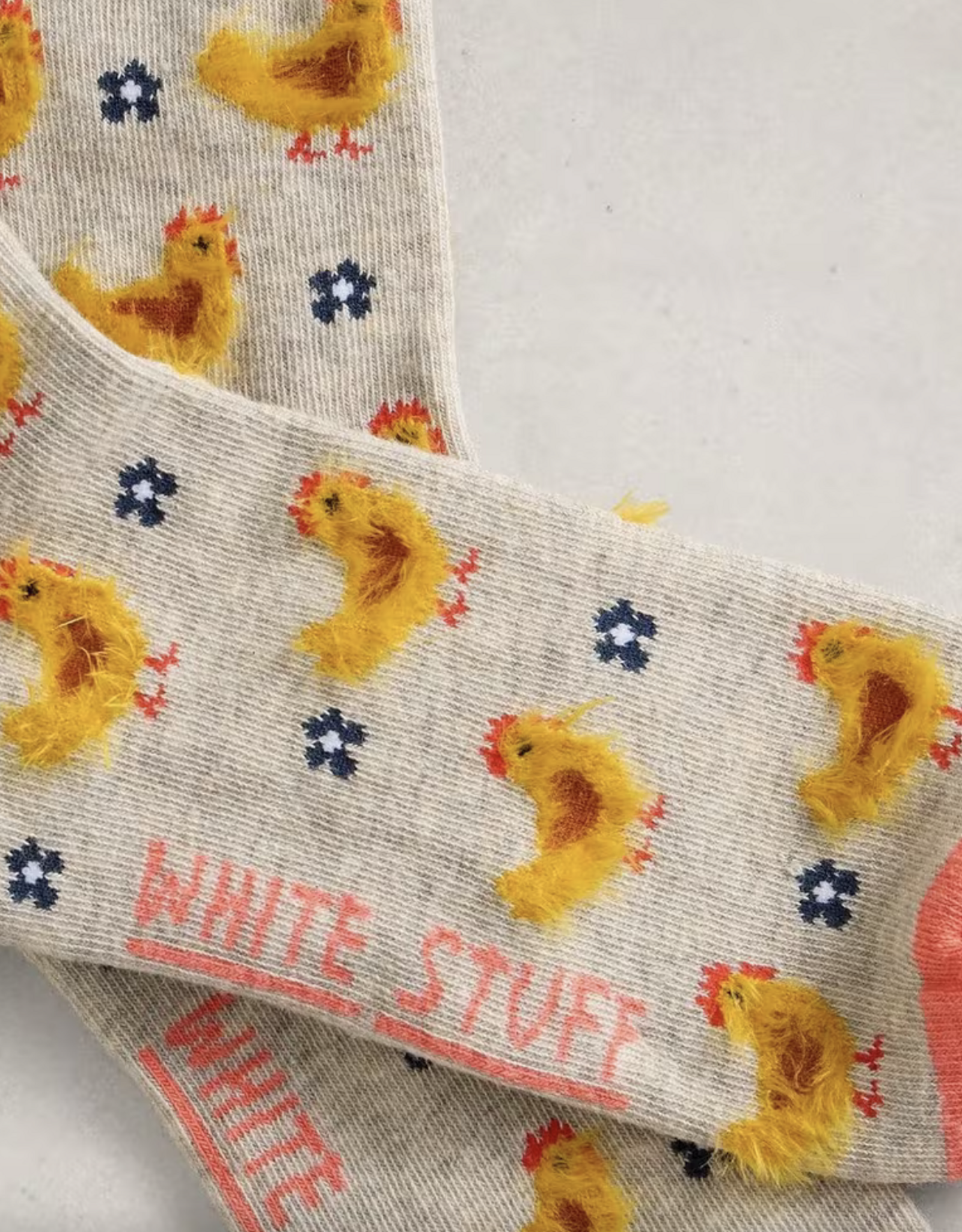 White Stuff White Stuff- 445175 Fluffy chicken ankle Bas SS26