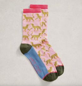 White Stuff White Stuff- 445149 Novelty Cheetah ankle  Bas SS26