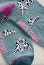 White Stuff White Stuff- 445150 Novelty Dalmation ankle bas SS26