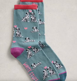 White Stuff White Stuff- 445150 Novelty Dalmation ankle bas SS26