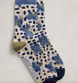 White Stuff White Stuff- 445164 Printed Floral sock SS26