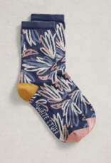 White Stuff White Stuff- 445153 Graphic floral ankle bas SS26