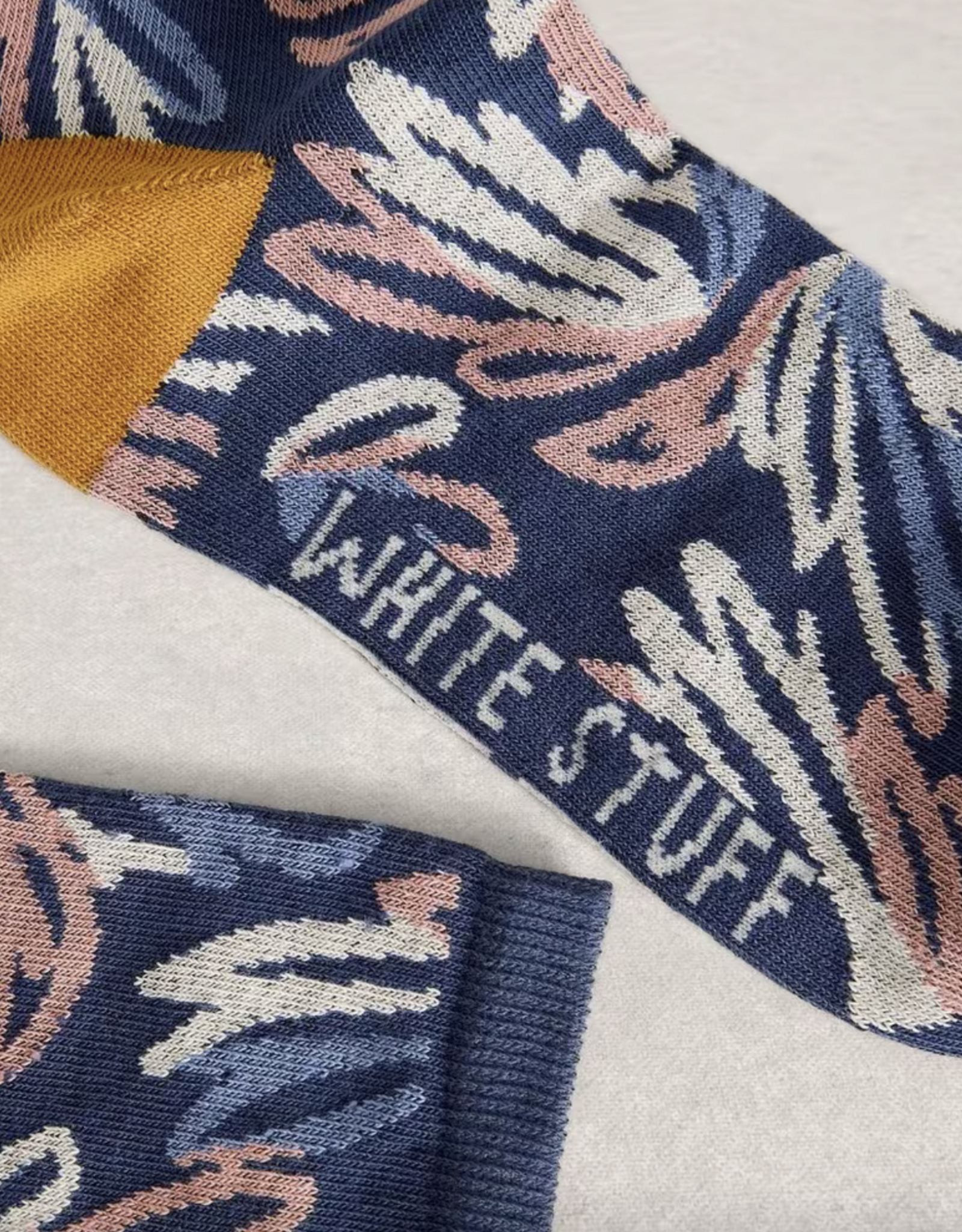 White Stuff White Stuff- 445153 Graphic floral ankle bas SS26