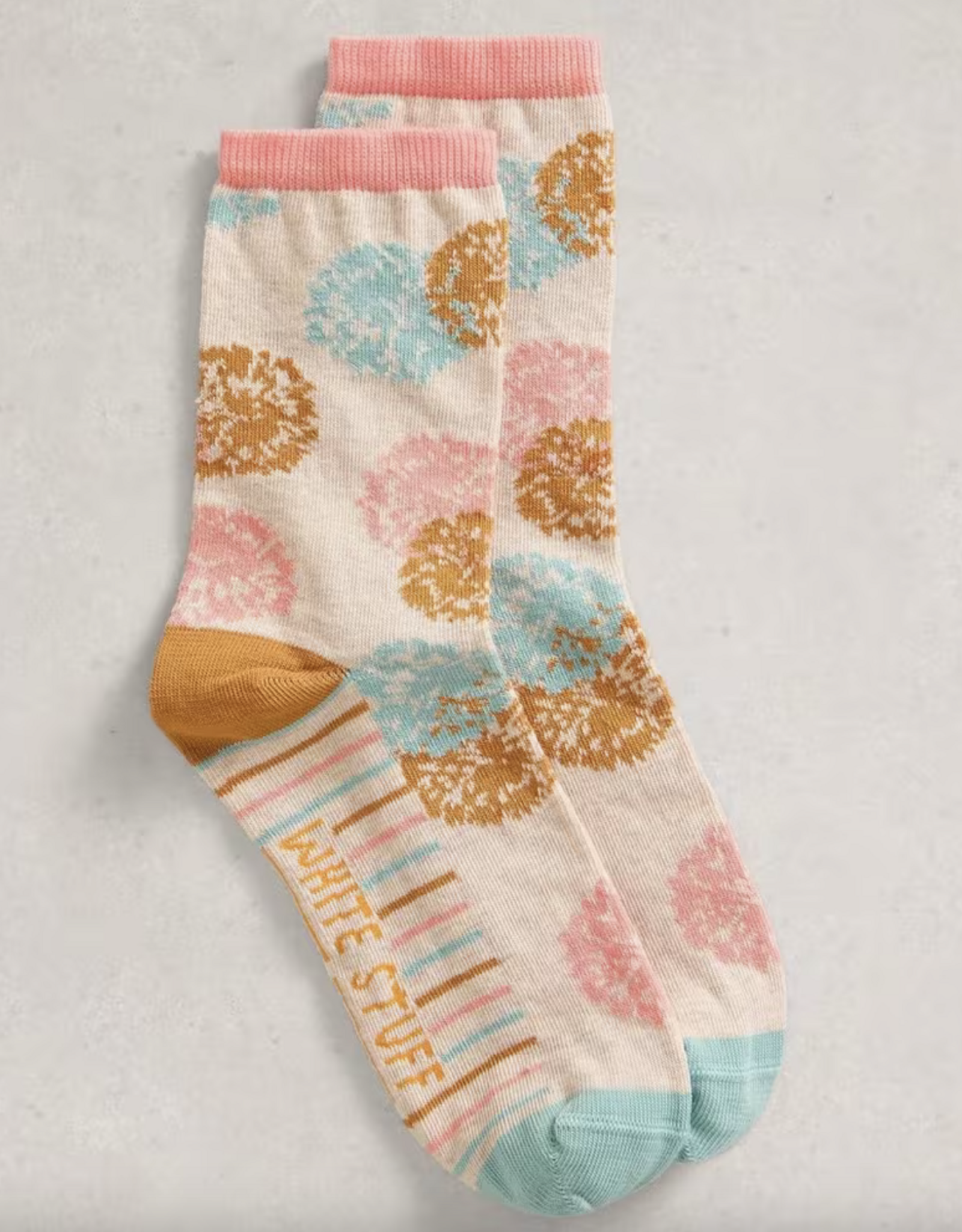 White Stuff White Stuff- 445154 Dandelion Floral ankle bas SS26