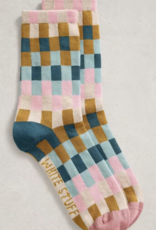 White Stuff White Stuff- 445159 Checkerboard Ankle bas SS26