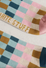 White Stuff White Stuff- 445159 Checkerboard Ankle bas SS26