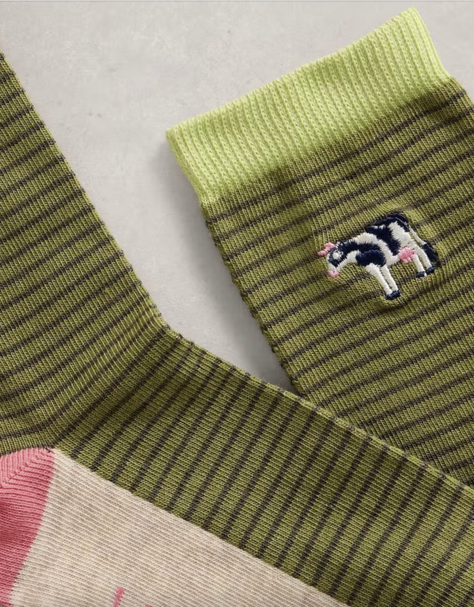 White Stuff White Stuff- 445163 Embroidered Cow ankle SS26