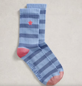 White Stuff White Stuff- 445156 Embroidered Star rib sock SS26